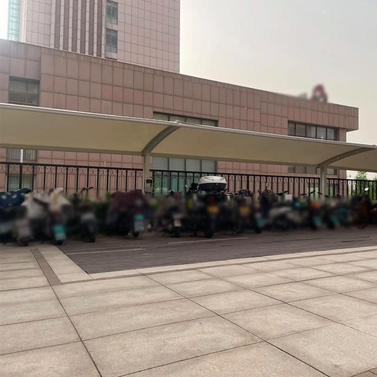 费县膜结构电动车棚